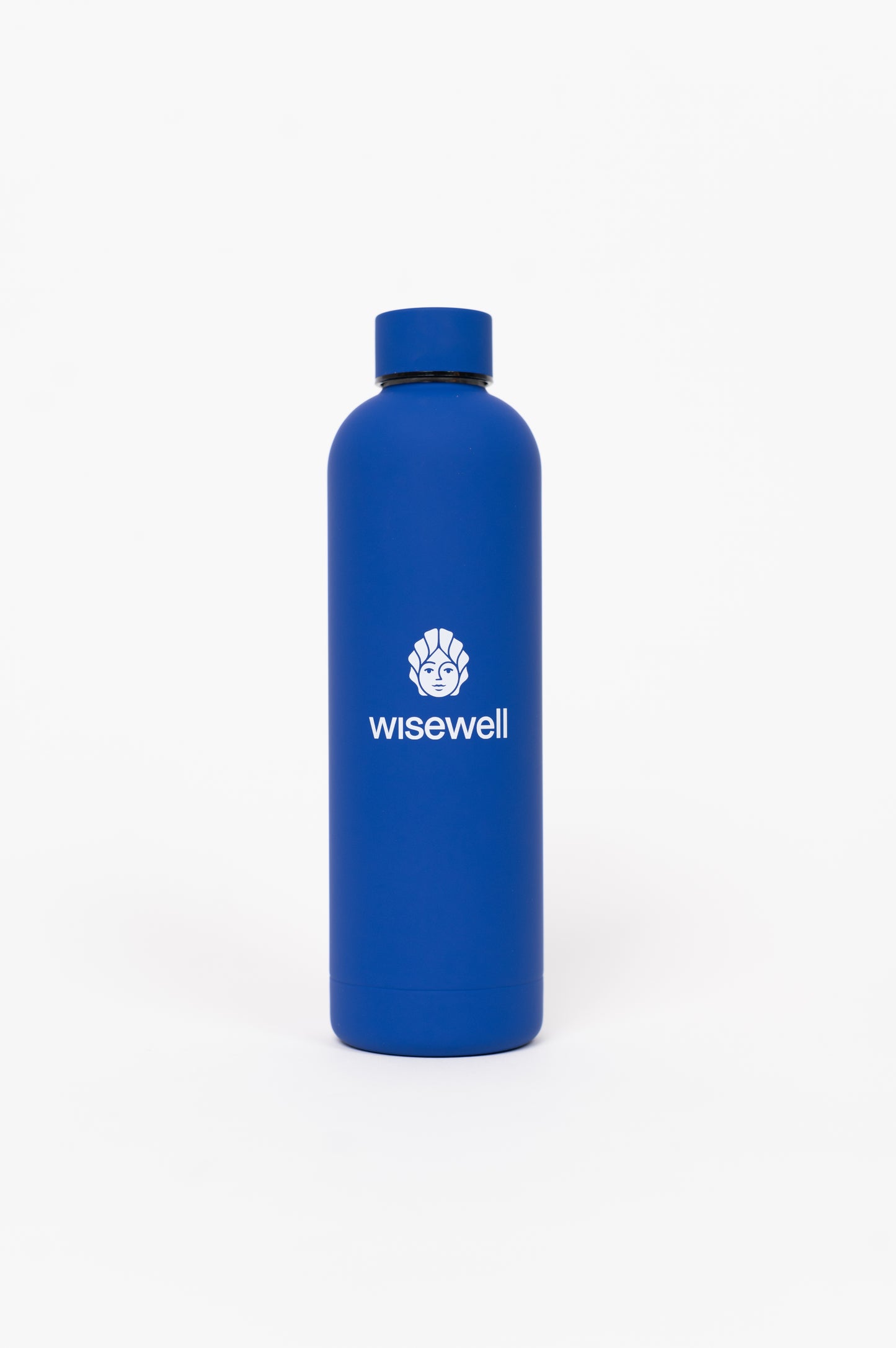blue Matte Steel Bottle