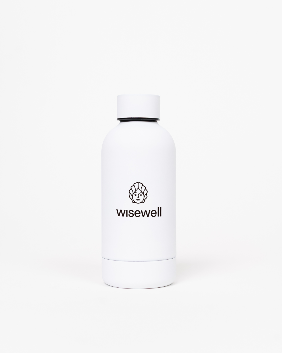 white Matte Steel Bottle