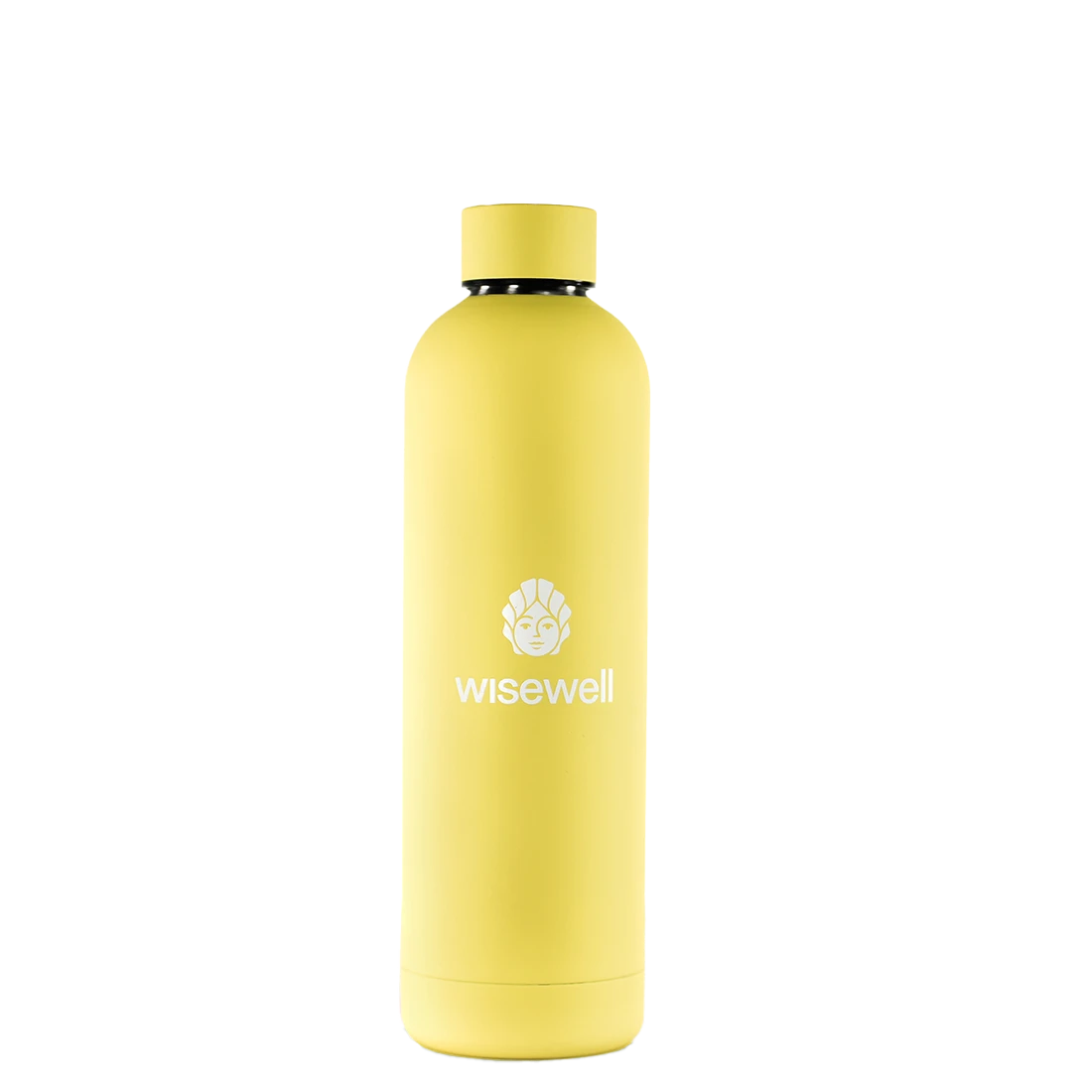 yellow Matte Steel Bottle