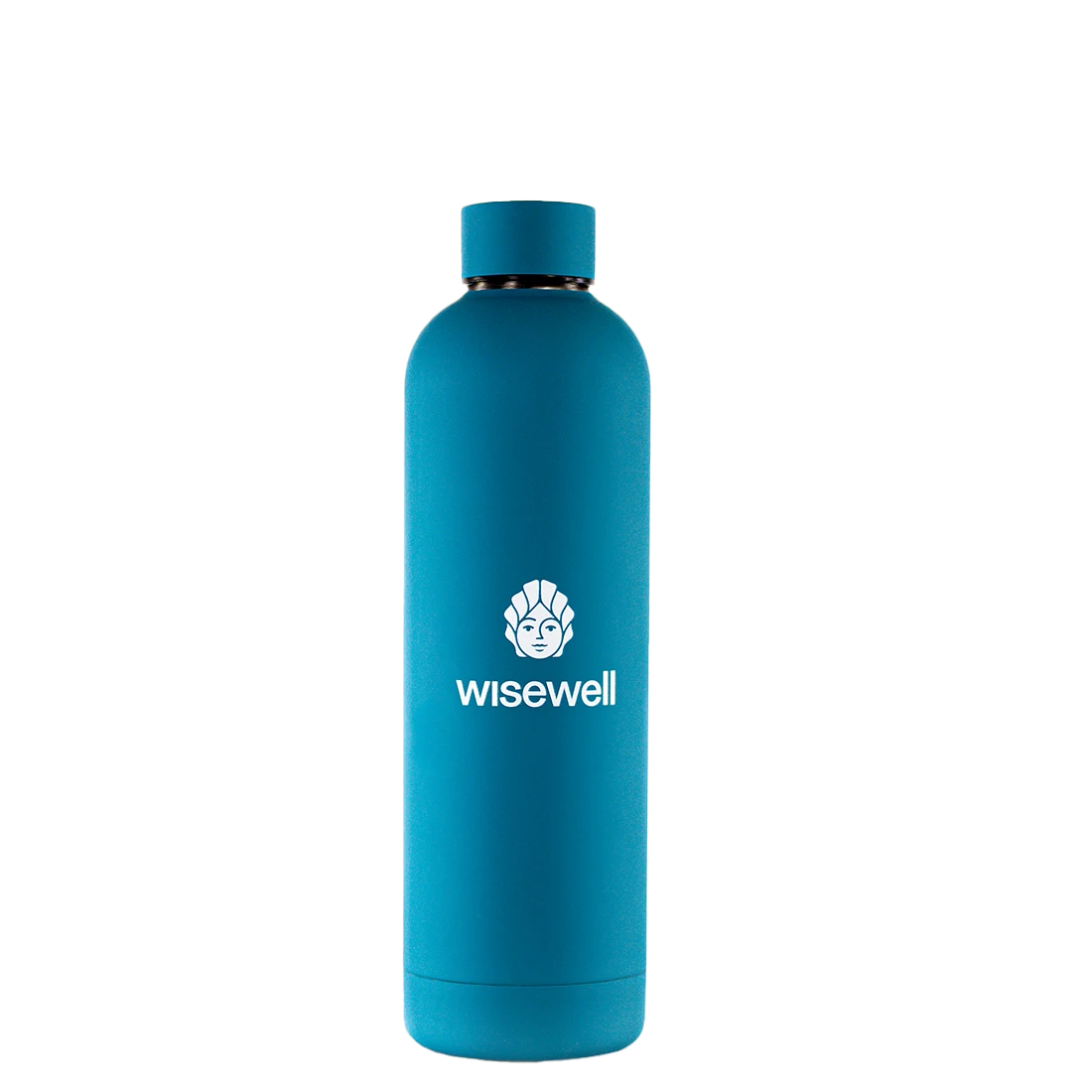 blue Matte Steel Bottle