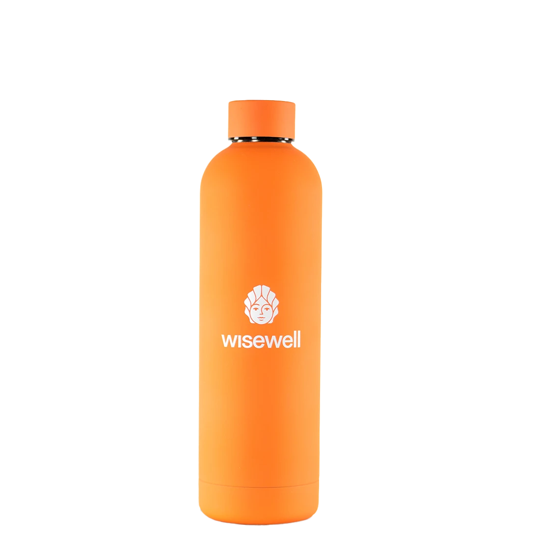 orange Matte Steel Bottle