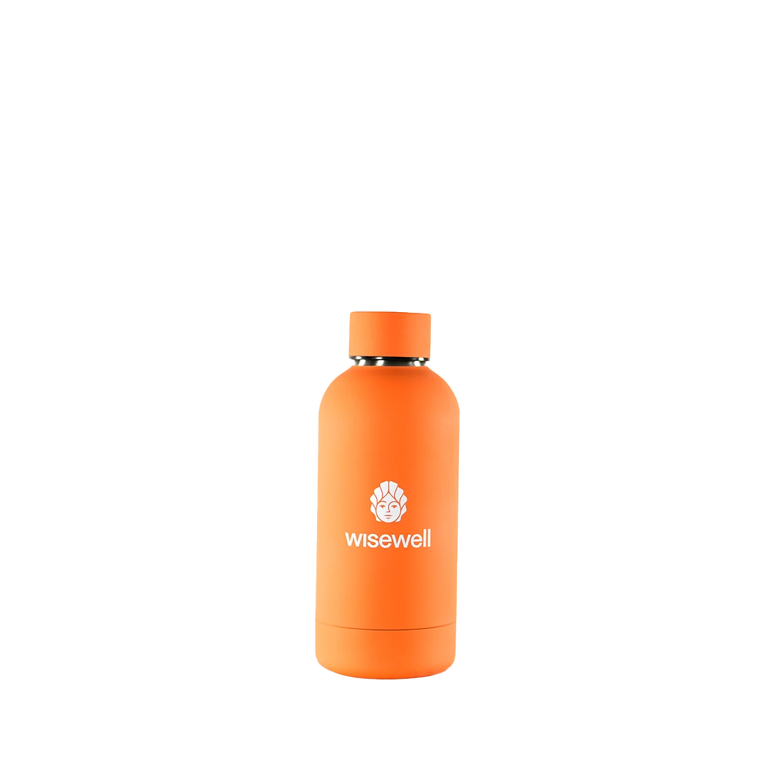orange  Matte Steel Bottle