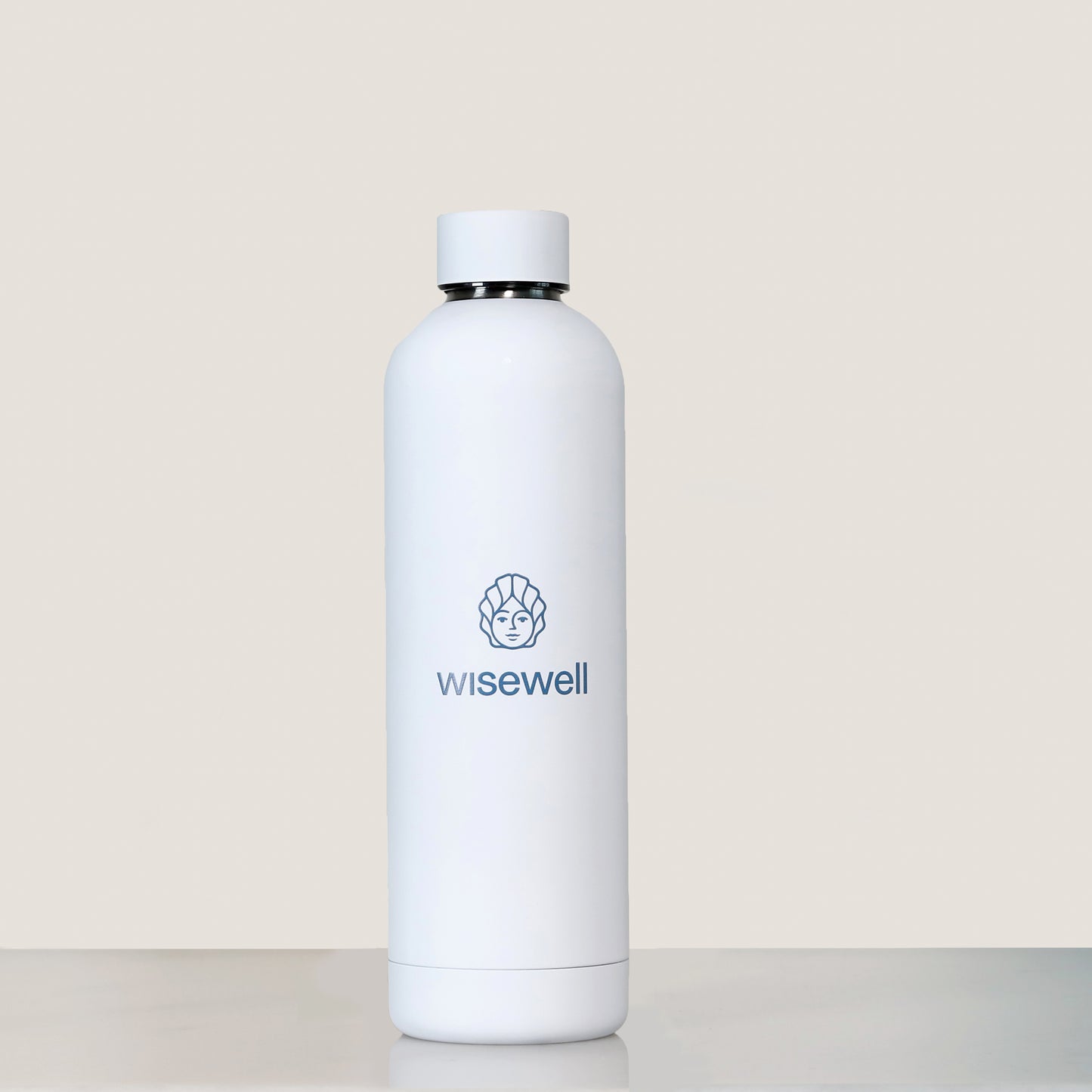crispwhite Matte Steel Bottle