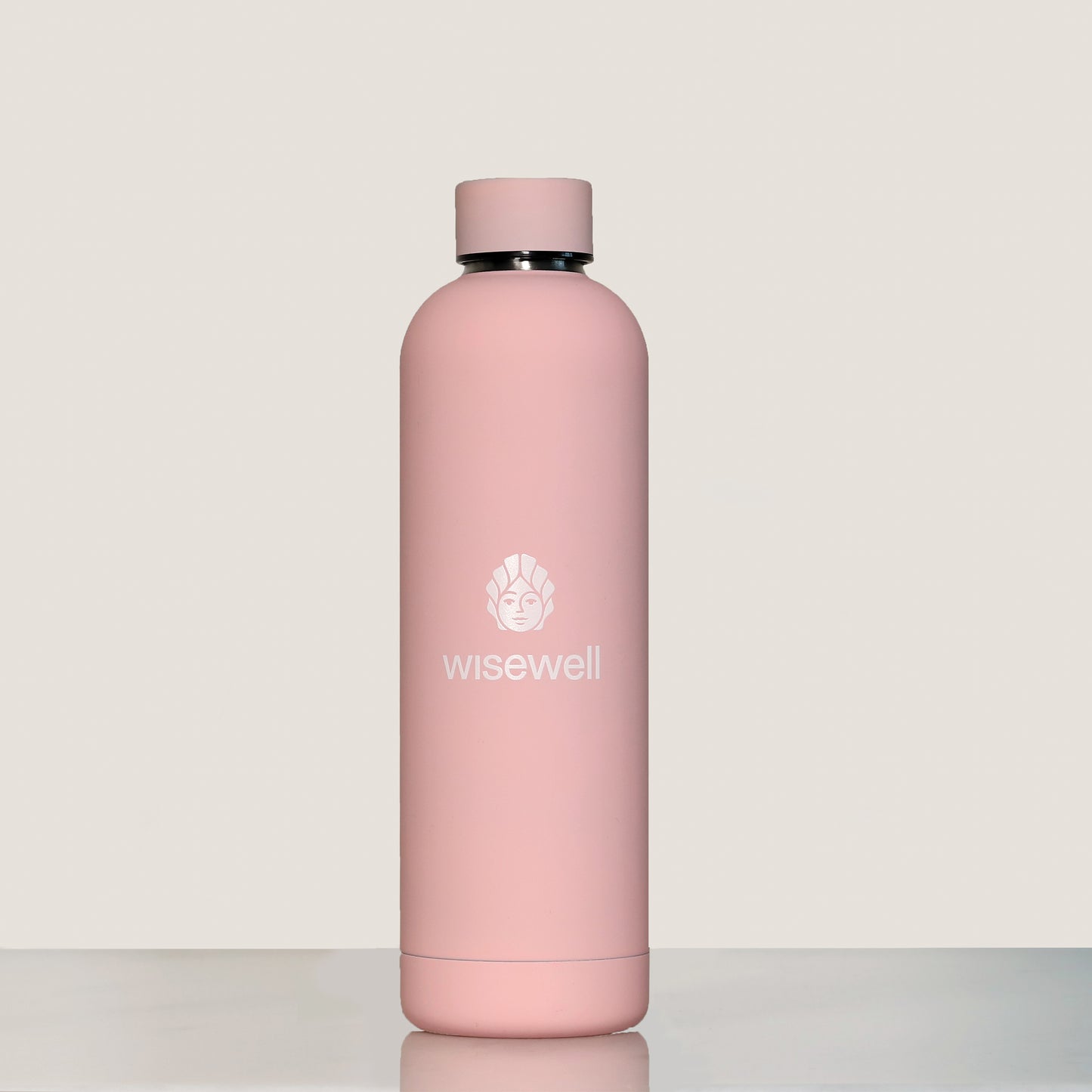 pink Matte Steel Bottle