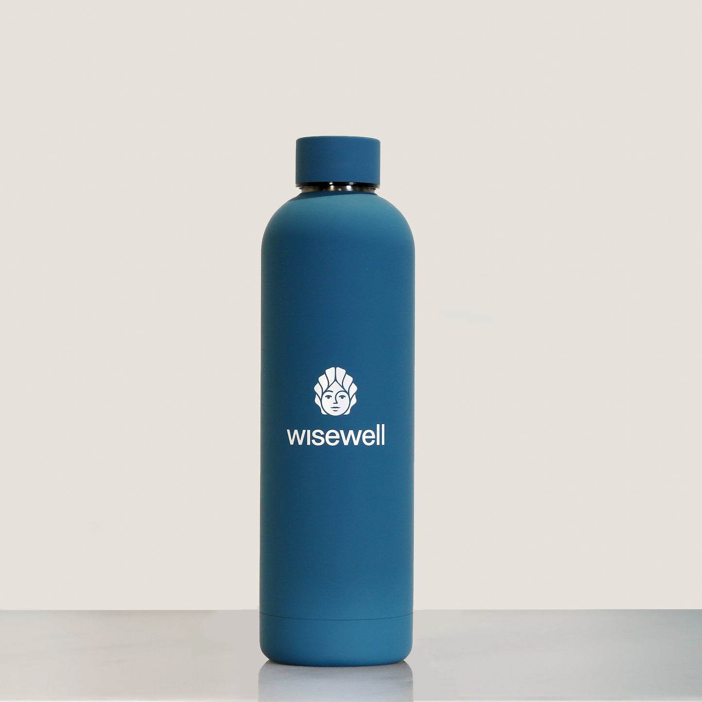 blue Matte Steel Bottle